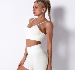 Women's Nylon Yoga Pants Set
