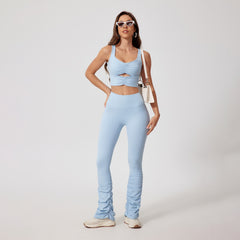 Pile Pants Yoga Fitness Outdoor Sports Suit