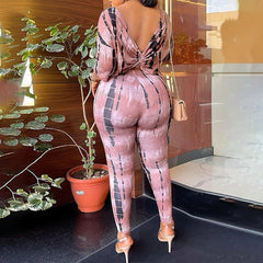 Women's Fashion Waist Shaping Hip Lift Seamless High Elastic Print Casual Yoga Pants Top Suit