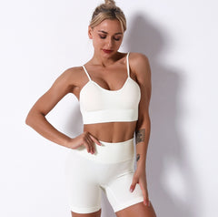 Women's Nylon Yoga Pants Set