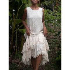 Solid Color Fashion Elegant Sleeveless Swing Dress